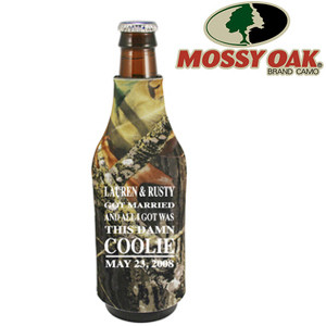 Promotional Koozies: Mossy Oak TM Bottle Sleeve Insulator